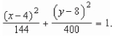 Find the foci of the ellipse given by   A)    B)    C)    D)    E)   