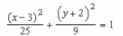 Find the center, foci, vertices, and eccentricity of the ellipse.   A)    B)    C)    D)    E)   