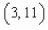 Use the result,  the set of parametric equations for the ellipse is   to find a set of parametric equations for the ellipse with vertices   and   and with foci at   and   A)    B)    C)    D)    E)   