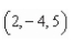 Given the vector v and its initial point find the terminal point of the vector.   initial point   A)    B)    C)    D)    E)   