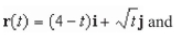 Sketch the curve represented by the vector-valued function   give the orientation of the curve. A)    B)    C)    D)    E)   