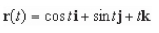 Sketch the curve represented by the vector-valued function   and give the orientation of the curve. A)     B)    C)    D)    E)   