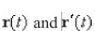 Find the vectors   for the following vector function.   A)    B)    C)    D)    E)   