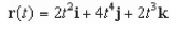   given the following vector function.   A)    B)    C)    D)    E)   