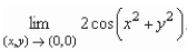 Use polar coordinates to find the limit   [Hint: Let   and note that   A)    B)    C)    D)    E)   
