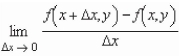 Find the limit   for the function   A) -5y B)    C)    D) 5y E) 8x
