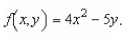Find the limit   for the function   A) -5y B)    C)    D) 5y E) 8x