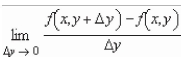 Find the limit   for the function   A)    B) -6 C)    D) 16x E) 6y