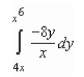 Evaluate the following integral.   A)    B)    C)    D)    E)   