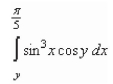 Evaluate the following integral.   A)    B)    C)    D)    E)   
