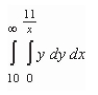Evaluate the following improper integral.   A)    B)    C)    D)    E) The integral does not converge.