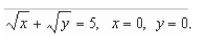 Use an iterated integral to find the area of the region bounded by   A)    B)    C)    D)    E) The integral is improper and does not converge.