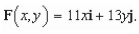 Compute   for the vector field given by   A)    B)    C)    D)    E)   
