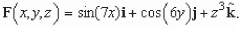 Find the divergence of the vector field F given by   A)    B)    C)    D)    E)   