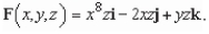 Find   for the vector field given by   A)    B)    C)    D)    E)   