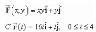 Evaluate   where C is represented by     A)    B)    C)    D)    E)   