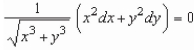 Find the particular solution of the differential equation   that satisfies the initial condition   A)    B)    C)    D)    E)   