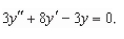 Find the general solution of the linear differential equation   A)    B)    C)    D)    E)   