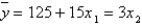 In a multiple regression analysis, the regression equation   is obtained. The   variable is quantitative variable, and the   variable is a dummy variable with values 0 and 1. Given this information, we can interpret the slope coefficient (-3) on variable   as follows: Holding   constant, if the value of   is changed from 0 to 1, the average value of y will decrease by 3 units.