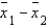 In estimating the difference between two population means, the estimate for the standard deviation of the sampling distribution of   is found by taking the square root of the sum of the two sample variances.