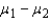 In estimating the difference between two population means, the following summary statistics were found:           and   Based on these results, the point estimate of   is .70.