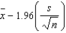 A 95% lower confidence bound (LCB) for the population mean   can be constructed using the following equation: LCB =  