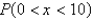 Let x denote the weight gain in pounds per month for a calf. The probability distribution of x is shown below.     a. Find the average weight gain in pounds per month for a calf. ______________ b. Find the variance of the weight gain. ______________ c. What is    ? ______________  d. What is    ? ______________  e. What is    ? ______________