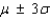 The Empirical Rule states that: Given a distribution of measurements that is approximately bell-shaped (mound-shaped), the interval   contains approximately 68% of the measurements, the interval   contains approximately 95% of the measurements, and the interval   contains all or almost all of the measurements.