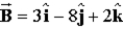 Two vectors   and   are given by   and   . If these two vectors are drawn starting at the same point, what is the angle between them? A)  106° B)  102° C)  110° D)  113° E)  97°
