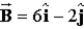 Two vectors   and   are given by   and   . The scalar product of   and a third vector   is −16. The scalar product of   and   is +18. The z component of   is 0. What is the magnitude of   ? A)  7.8 B)  6.4 C)  3.6 D)  5.0 E)  4.8