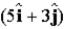 At an instant when a 4.0-kg object has an acceleration equal to   m/s<sup>2</sup>, one of the two forces acting on the object is known to be   N. Determine the magnitude of the other force acting on the object. A)  2.0 N B)  13 N C)  18 N D)  1.7 N E)  20 N