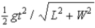 <strong>A tennis player wants to slam a serve at O so that the ball lands just inside the opposite corner of the court. What should the ratio   be for the initial velocity   ? The time t = 0 is the time when the ball is hit by the racket.  </strong> A) W/L B) L/W C)   D)   E)   <div style=padding-top: 35px> 
