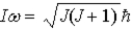 Assume the angular momentum of a diatomic molecule is quantized according to the relation   . What are the allowed rotational kinetic energies? A)    B)    C)    D)    E)   
