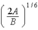 In the Lennard-Jones model of the hydrogen molecule, the potential is given by   . In this model, the minimum internuclear separation, r<sub>0</sub>, is A)    . B)    . C)    . D)    . E)    .