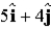 If vector   is added to vector   , the result is   . If   is subtracted from   , the result is   . What is the direction of   (to the nearest degree) ? A)  225° B)  221° C)  230° D)  236° E)  206°