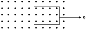 As shown below, a square loop of wire of side a moves through a uniform magnetic field of magnitude B perpendicular to the page at constant velocity   directed to the right. Which statement regarding the electric field induced in the wires is correct for the wires at the left and right sides of the loop?   A)  The electric field   is directed upwards in both the right and left sides of the loop. B)  The electric field   is directed upwards in the right side and downwards in the left side of the loop. C)  The electric field   is directed upwards in the left side and downwards in the right side of the loop. D)  The electric field   is directed downwards in both the right and left sides of the loop. E)  There is no electric field present in any side of the loop.