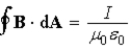 Gauss's Law states that the net electric flux,   , through any closed surface is proportional to the charge enclosed:   . The analogous formula for magnetic fields is: A)    . B)    . C)    . D)    . E)    .