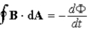 Gauss's Law states that the net electric flux,   , through any closed surface is proportional to the charge enclosed:   . The analogous formula for magnetic fields is: A)    . B)    . C)    . D)    . E)    .