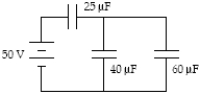 Determine the energy stored in the 40-μF capacitor.   A)  2.4 mJ B)  1.6 mJ C)  2.0 mJ D)  2.9 mJ E)  4.0 mJ
