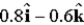 An constant electric field,   N/C, goes through a surface with area   m<sup>2</sup>. (This surface can also be expressed as an area of 10 m<sup>2</sup> with the direction of the unit vector (   ) . What is the magnitude of the electric flux through this area? A)  24 N ⋅ m<sup>2</sup>/C B)  48 N ⋅ m<sup>2</sup>/C C)  0.24 N ⋅ m<sup>2</sup>/C D)  0.48 N ⋅ m<sup>2</sup>/C E)  0