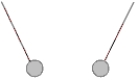 Two identical pith balls supported by insulating threads hang side by side and close together, as shown below.   One is positively charged; the other is neutral. We can conclude that A)  all field lines leaving the positively charged pith ball end on the neutral pith ball. B)  some of the field lines leaving the positively charged pith ball end on the neutral pith ball. C)  none of the field lines leaving the positively charged pith ball end on the neutral pith ball. D)  positive charge is transferred along the field lines until both balls have equal charges. E)  positive charge is transferred along the field lines until both balls hang along vertical lines.