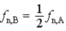 Two identical strings have the same length and same mass per unit length. String B is stretched with four times as great a tension as that applied to string A. Which statement is correct for all n harmonics on the two strings, n = 1, 2, 3...? A)    . B)    . C)    . D)  f<sub>n,B</sub> = 2f<sub>n,A</sub>. E)  f<sub>n,B</sub> = 4f<sub>n,A</sub>.