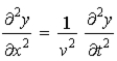 Which of the following is a solution to the wave equation,   ? A)    B)  (cos kx)  (sin ωt)  C)  e−x sin ωt D)  e−x sin (kx − ωt)  E)  e−x cos t