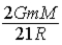 A satellite of mass m circles a planet of mass M and radius R in an orbit at a height 2R above the surface of the planet. What minimum energy is required to change the orbit to one for which the height of the satellite is 3R above the surface of the planet? A)    B)    C)    D)    E)   