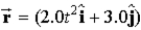 A 3.0-kg particle has a position vector given by   where   is in meters and t is in seconds. What is the angular momentum of the particle, in kg⋅m<sup>2</sup>/s, about the origin at t = 2 s? A)  72   B)  −72   C)  24   D)  −24   E)  22  