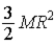 A uniform cylinder of radius R, mass M, and length L rotates freely about a horizontal axis parallel and tangent to the cylinder, as shown below. The moment of inertia of the cylinder about this axis is   A)    . B)    . C)  MR<sup>2</sup>. D)    . E)    .