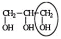 Glycerin is used in cosmetics as a moisturizer. Identify the functional group circled.   A) Carboxylic acid B) Alcohol C) Ester D) Ether E) Aldehyde