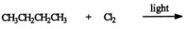 Identify the principal organic product of the reaction between butane and chlorine.   A) CH <sub>3</sub>Cl B) CH <sub>3</sub>CH <sub>2</sub>Cl C) CH <sub>3</sub>CHClCH <sub>3</sub> D) CH <sub>3</sub>CH <sub>2</sub>CHClCH <sub>3</sub> E) None of these choices are correct.
