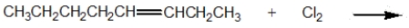 Identify the products of the reaction of 3-octene with chlorine.   A)    B)    C)    D)    E)   