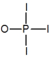 Phosphoryl iodide is used in the preparation of organophosphorus derivatives and phosphate esters. Select the Lewis structure for POI<sub>3</sub> that minimizes formal charges. A)    B)    C)    D)    E)   